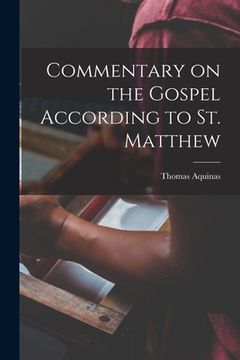 portada Commentary on the Gospel According to St. Matthew (en Inglés)