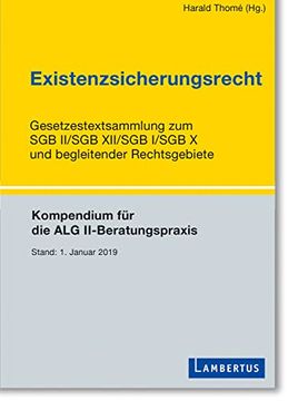 portada Existenzsicherungsrecht: Sgb Ii/Sgb Xii/Sgb I/Sgb x und Begleitende Rechtsgebiete - für die Beratungspraxis (in German)