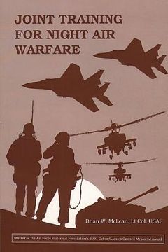 portada Joint Training for Night Air Warfare (en Inglés)