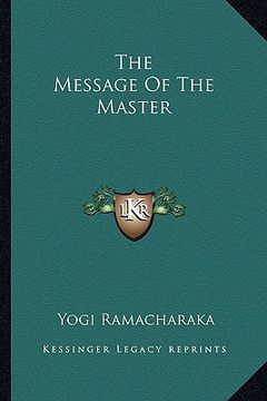 portada the message of the master (in English)