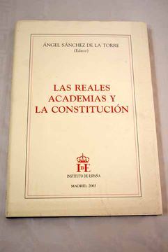 portada Las Reales Academias y la Constitución