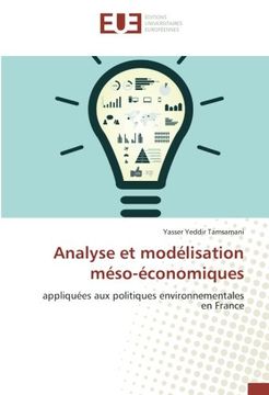 portada Analyse et modélisation méso-économiques: appliquées aux politiques environnementales en France