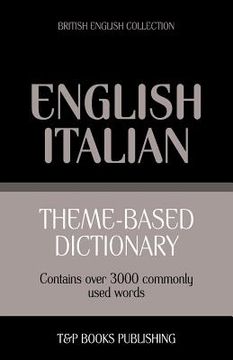 portada Theme-based dictionary British English-Italian - 3000 words