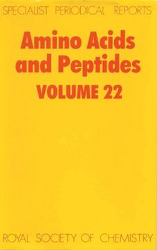portada Amino Acids and Peptides: Volume 22 (en Inglés)