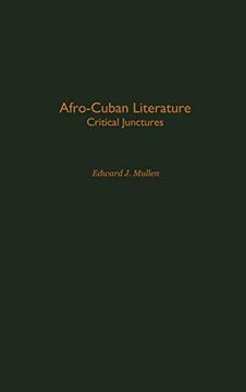 portada Afro-Cuban Literature: Critical Junctures (en Inglés)