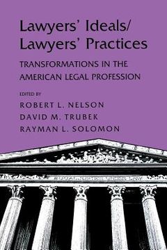 portada the lawyers' ideals/lawyers' practices: defining the genre (en Inglés)