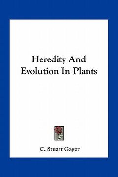portada heredity and evolution in plants (en Inglés)
