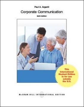 portada corporate communication. paul a. argenti (en Inglés)