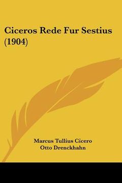 portada ciceros rede fur sestius (1904) (en Inglés)