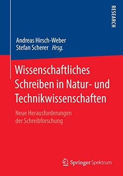 portada Wissenschaftliches Schreiben in Natur- und Technikwissenschaften: Neue Herausforderungen der Schreibforschung (en Alemán)