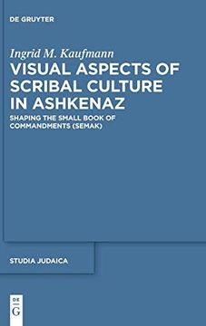 portada Visual Aspects of Scribal Culture in Ashkenaz: Kommentierung, Dekoration, Kritzelei (Studia Judaica) (German Edition) [Hardcover ] (in English)