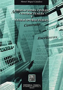 portada obligaciones civiles contractuales y extracontractuales 2/ed
