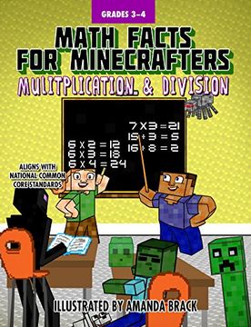 portada Math Facts for Minecrafters: Multiplication and Division