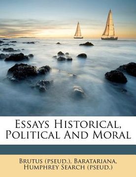 portada essays historical, political and moral (en Inglés)