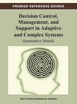 portada decision control, management, and support in adaptive and complex systems: quantitative models (en Inglés)