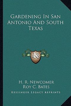 portada gardening in san antonio and south texas (in English)