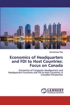 portada Economics of Headquarters and FDI to Host Countries: Focus on Canada (en Inglés)
