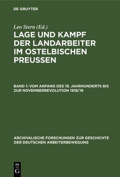portada (Vom Anfang des 19. Jahrhunderts bis zur Novemberrevolution 1918/19) (in German)