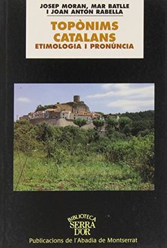 portada Topònims catalans. Etimologia i pronúncia (Biblioteca Serra d'Or)