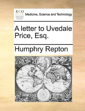 portada a letter to uvedale price, esq.