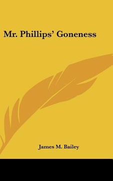 portada mr. phillips' goneness (en Inglés)