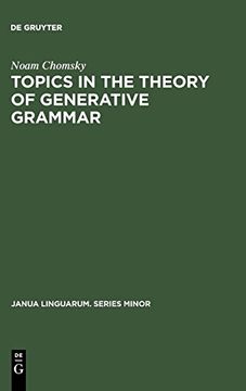 portada Topics in the Theory of Generative Grammar (Janua Linguarum. Series Minor) (en Inglés)