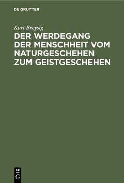 portada Der Werdegang der Menschheit vom Naturgeschehen zum Geistgeschehen (in German)