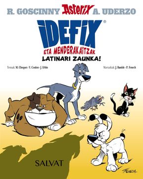 portada Idefix eta Menderakaitzak, 1. Latinari Zaunka!