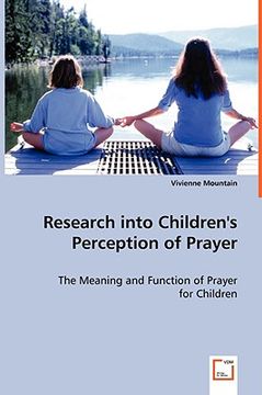 portada research into children's perception of prayer (en Inglés)