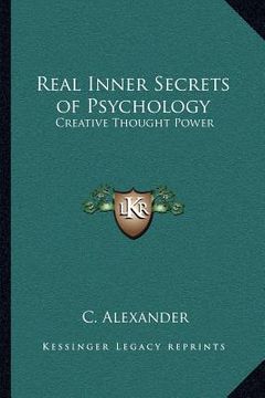 portada real inner secrets of psychology: creative thought power