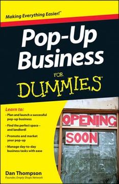 portada pop up business for dummies (en Inglés)