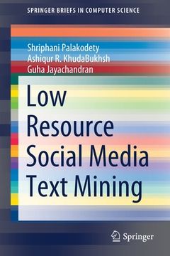 portada Low Resource Social Media Text Mining (en Inglés)