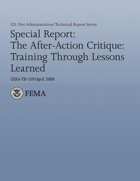 portada Special Report: The After-Action Critique: Training Through Lessons Learned (en Inglés)