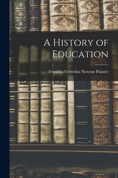 portada A History of Education (en Inglés)