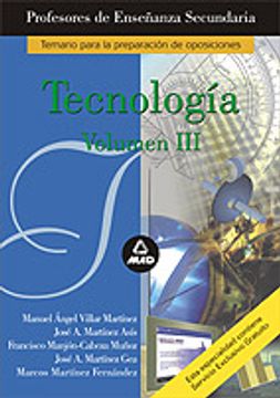 portada Tecnologia (Vol. Iii): Profesores de Enseñanza Secundaria