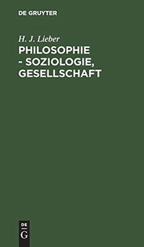 portada Philosophie - Soziologie, Gesellschaft (in German)