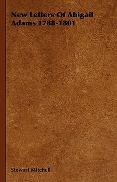 portada new letters of abigail adams 1788-1801 (en Inglés)