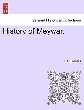 portada history of meywar. (en Inglés)