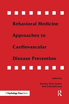 portada Behavioral Medicine Approaches to Cardiovascular Disease Prevention (en Inglés)