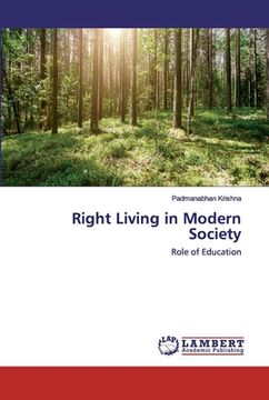 portada Right Living in Modern Society (en Inglés)