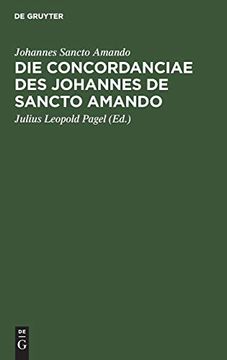 portada Die Concordanciae des Johannes de Sancto Amando (in Latin)