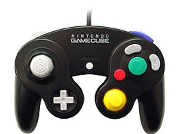 portada Control Nintendo Game Cube Negro