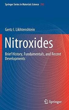 portada Nitroxides: Brief History, Fundamentals, and Recent Developments (Springer Series in Materials Science) (in English)