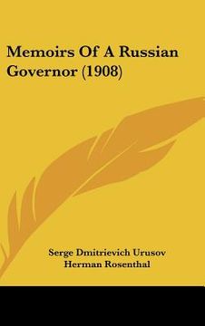 portada memoirs of a russian governor (1908) (en Inglés)