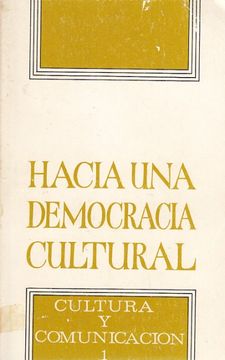 portada Hacia una Democracia Cultural