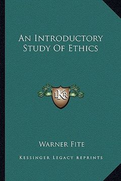 portada an introductory study of ethics (en Inglés)