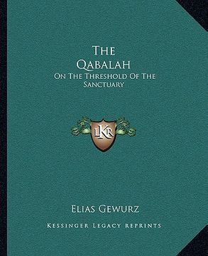 portada the qabalah: on the threshold of the sanctuary