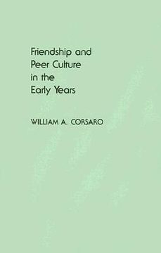 portada friendship and peer culture in the early years (en Inglés)