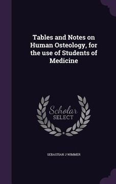 portada Tables and Notes on Human Osteology, for the use of Students of Medicine (en Inglés)