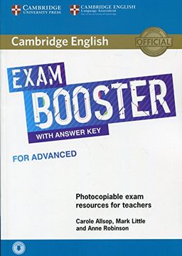 portada Cambridge English Exam Booster for Advanced With Answer key With Audio: Photocopiable Exam Resources for Teachers (Cambridge English Exam Boosters) (en Inglés)
